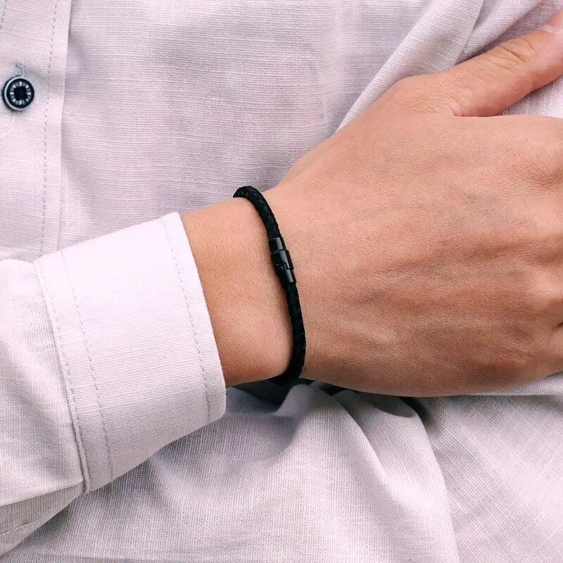 Men Thread Magnetic Lucky Rope Bracelet