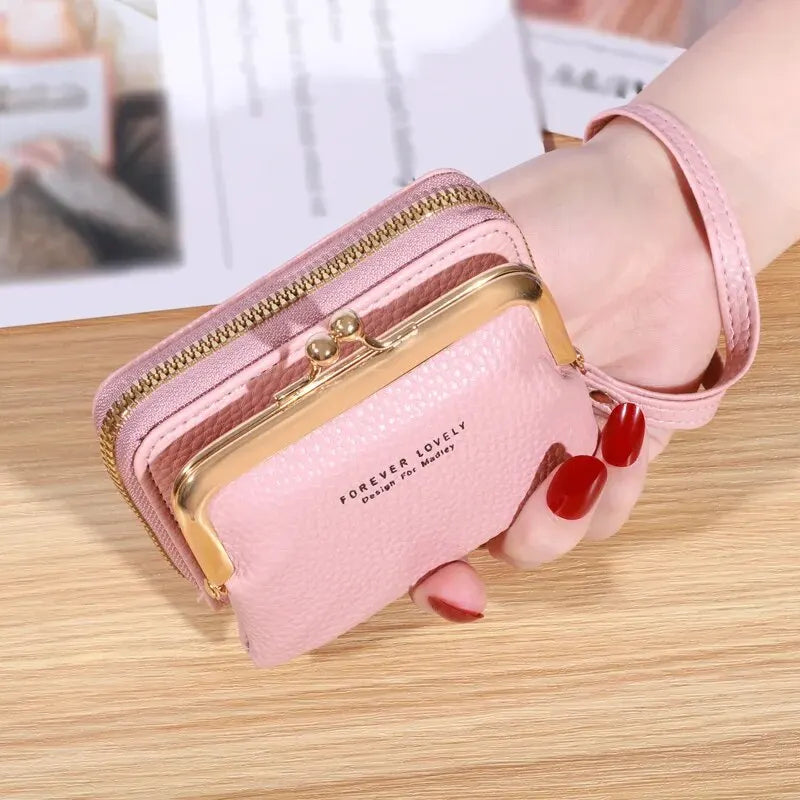 Large Capacity Wristlet Wallet Card Holder for Women