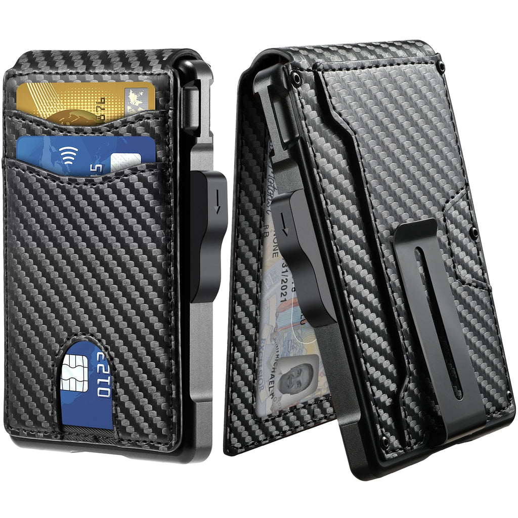 Slim RFID Blocking Minimalist Wallet for Men