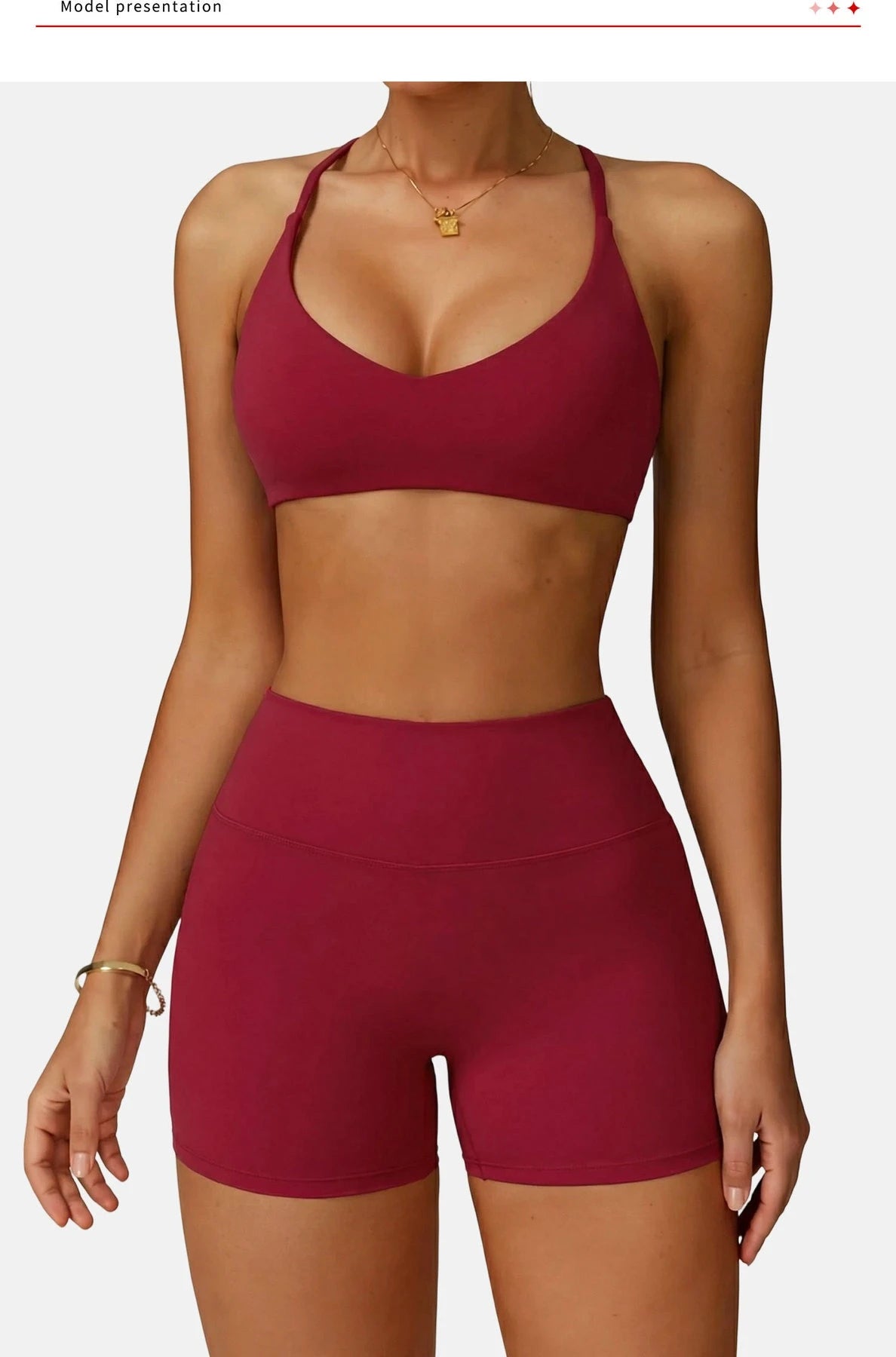Women High Support Cross Back Push Up Sports Bra