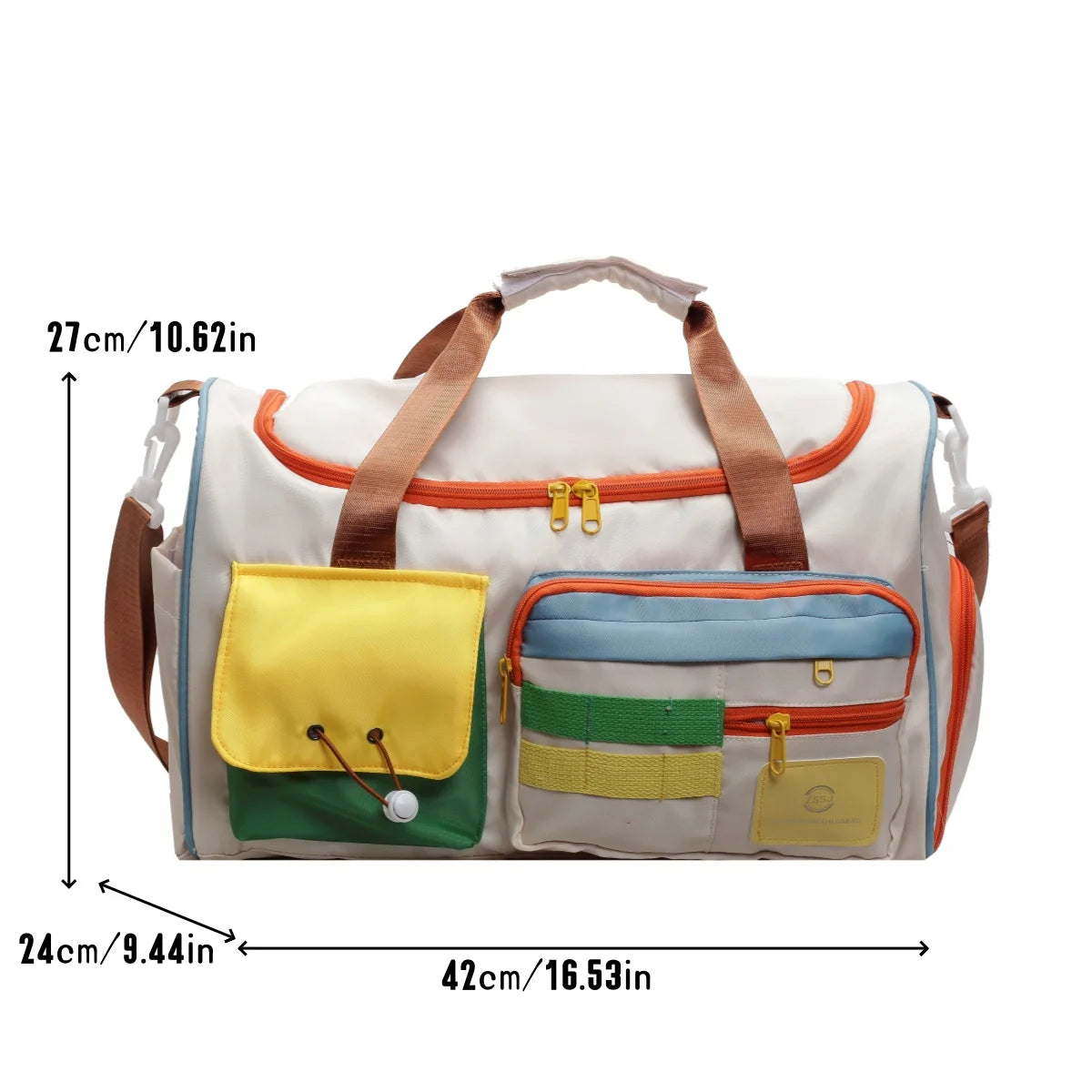 Large Capacity Multi Function Travel Duffel Tote Bag for Women
