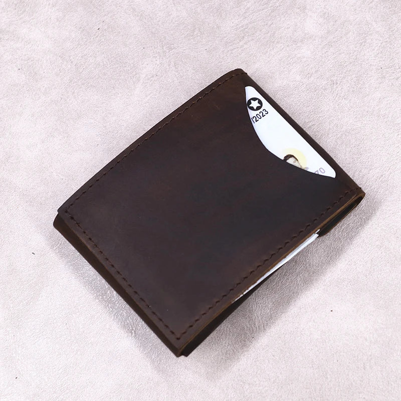 Genuine Slim Minimalist Front Pocket Wallet for Men