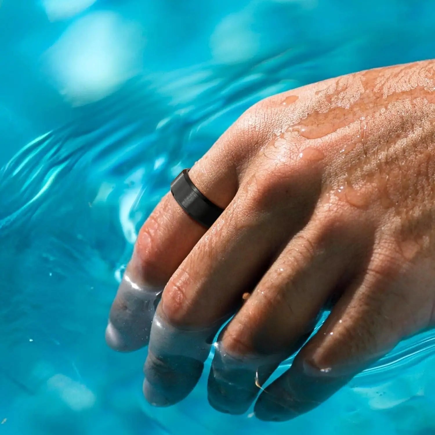 Stainless Steel Simple Band Rings for Men