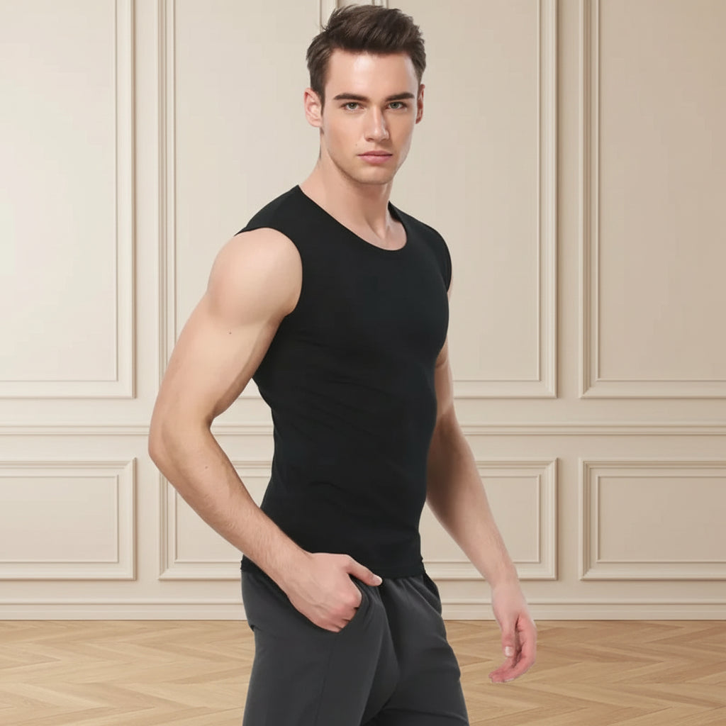 Men Cotton Sleeveless T-shirt