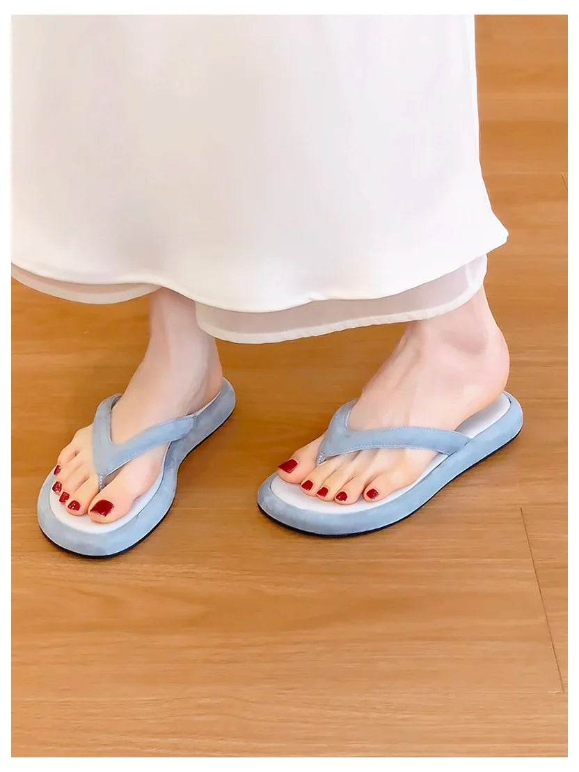 Women Open Toe Summer Slide Slippers