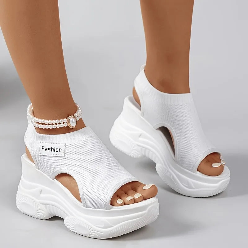 Women Memory Foam Wedge Slide Slippers