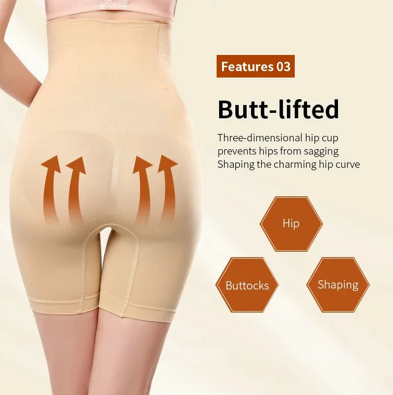 High Waist Tummy Control Boyshort Shapewear for Women