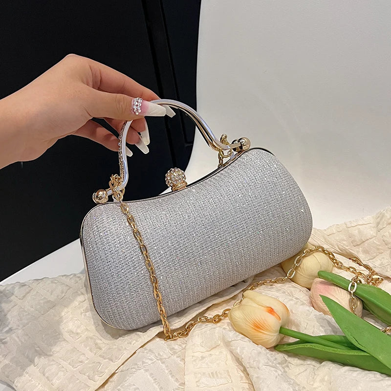 Chain Evening Shoulder Crossbody Bag for Women