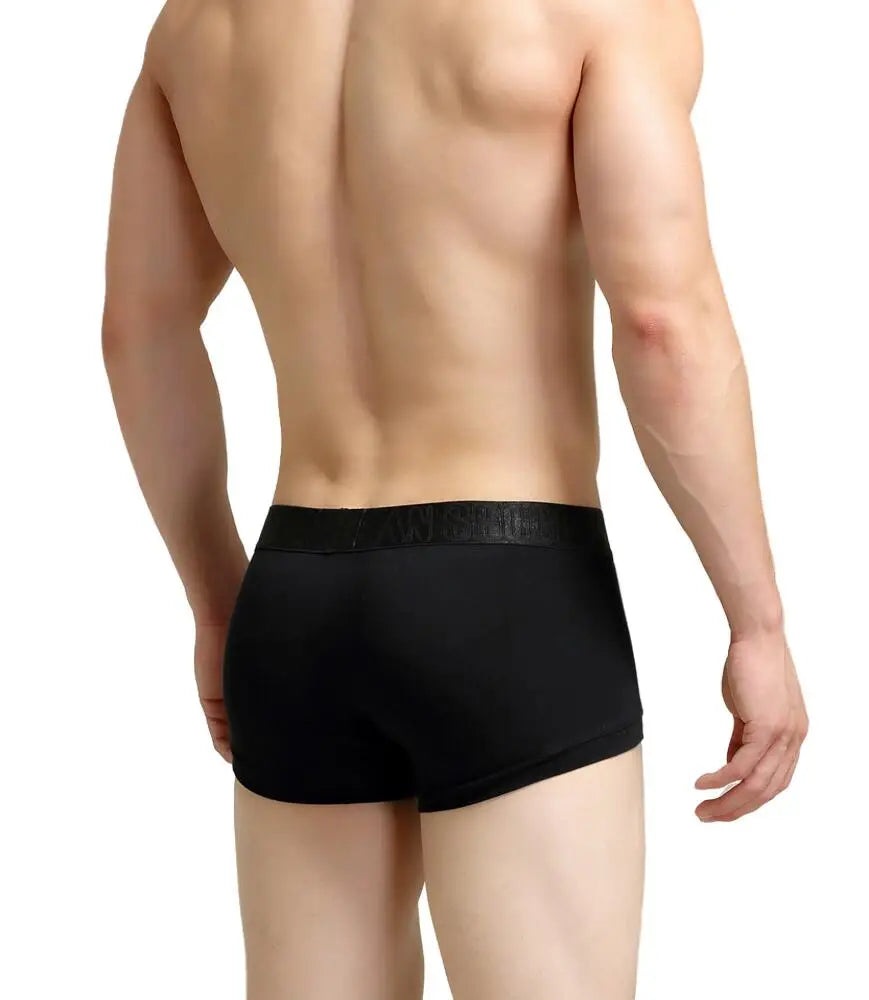 Breathable Cotton Low Waist Boxer Underwear for Men