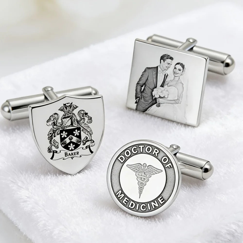 Men Stainless Steel Cufflinks
