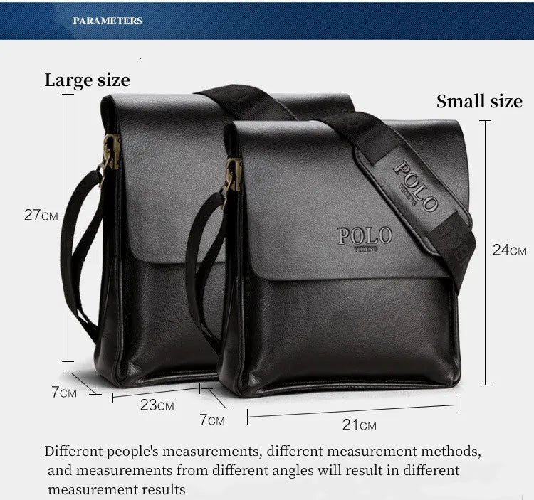 Large Capacity Wear Resistant Business Crossbody Shoulder Bag for Men