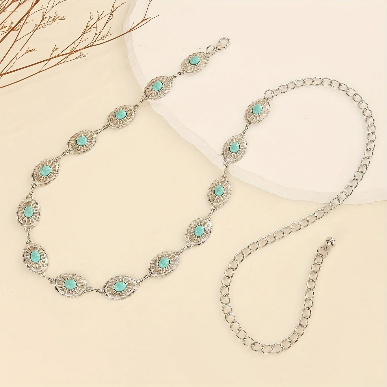 Fashionable Adjustable Metal Bohemian Style Waist Chain