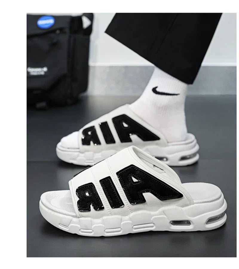 Men's Slippers 2025 Summer Breathable Slippers Large Fashion Platform Casual Shoes for Men New Light Sneakers Zapatos De Hombre
