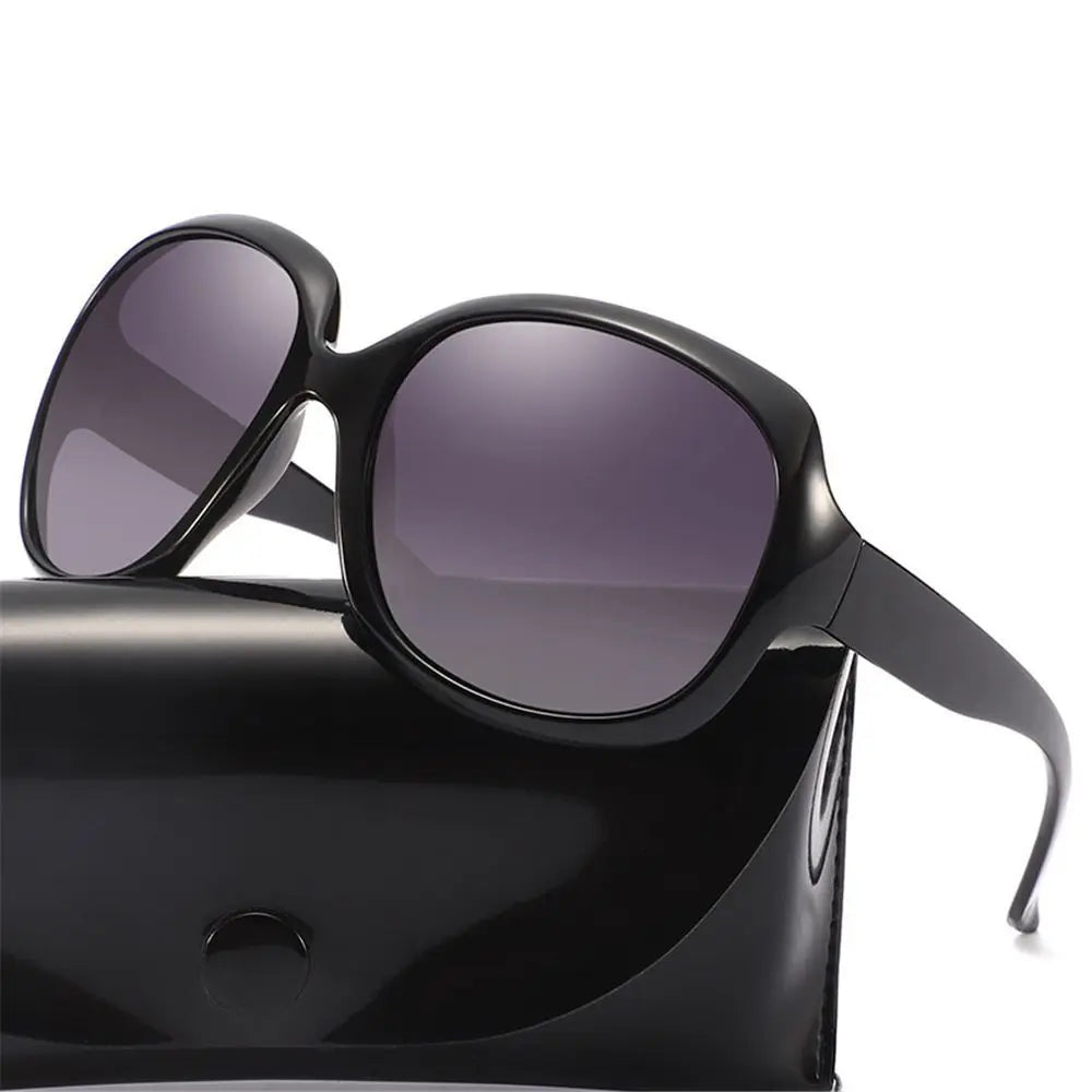Women Polarized Square Oversized UV400 Vintage Sunglasses