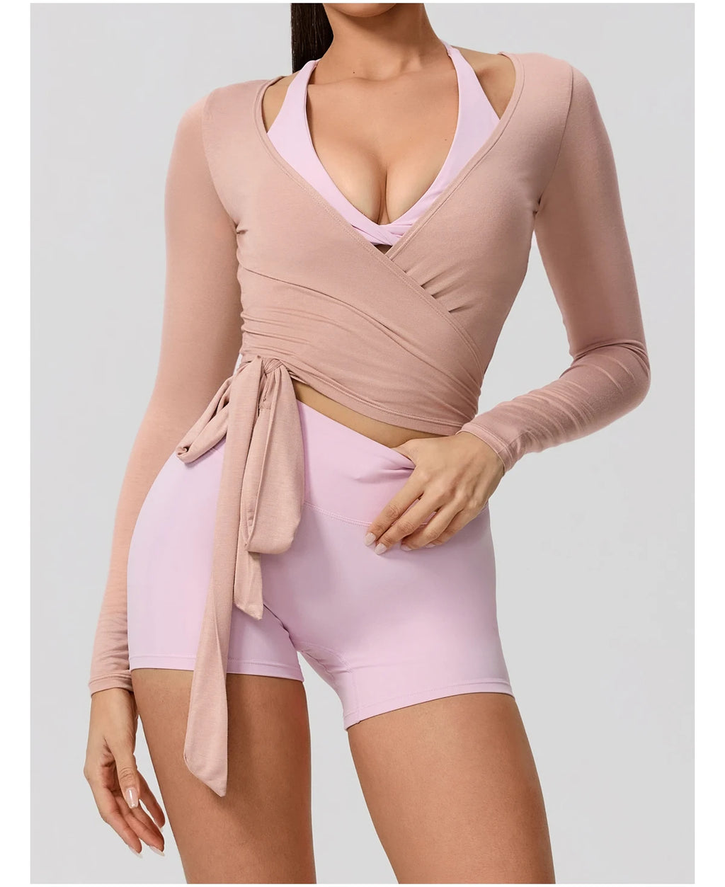 Women Long Sleeve Top Breathable Quick Dry Sportswear