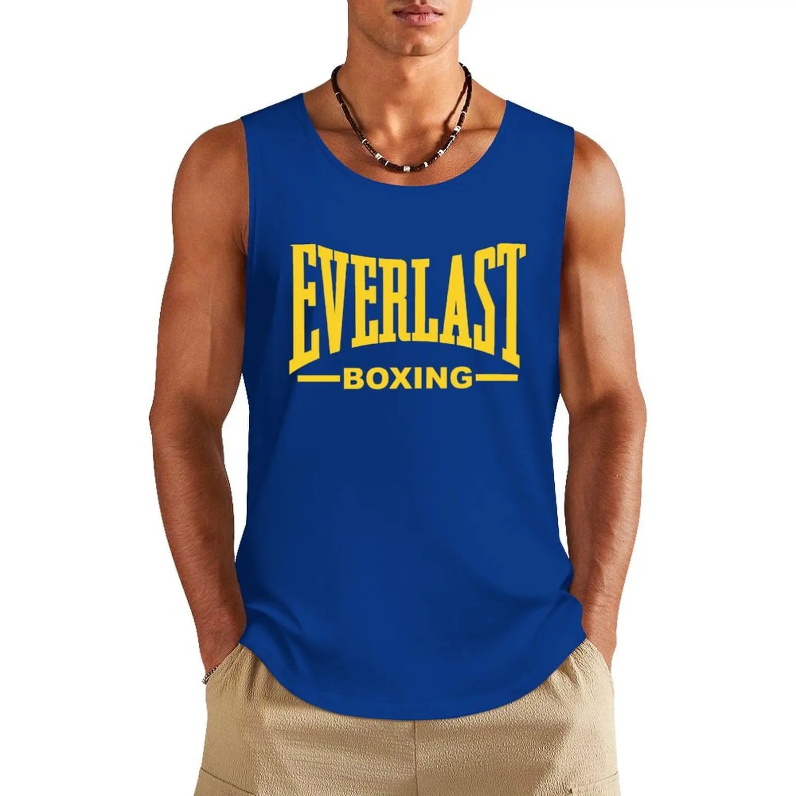 Men Quick Dry Boxing Gym Tank Top Vest