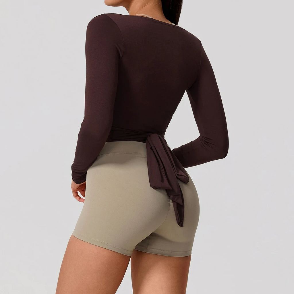 Women Long Sleeve Top Breathable Quick Dry Sportswear
