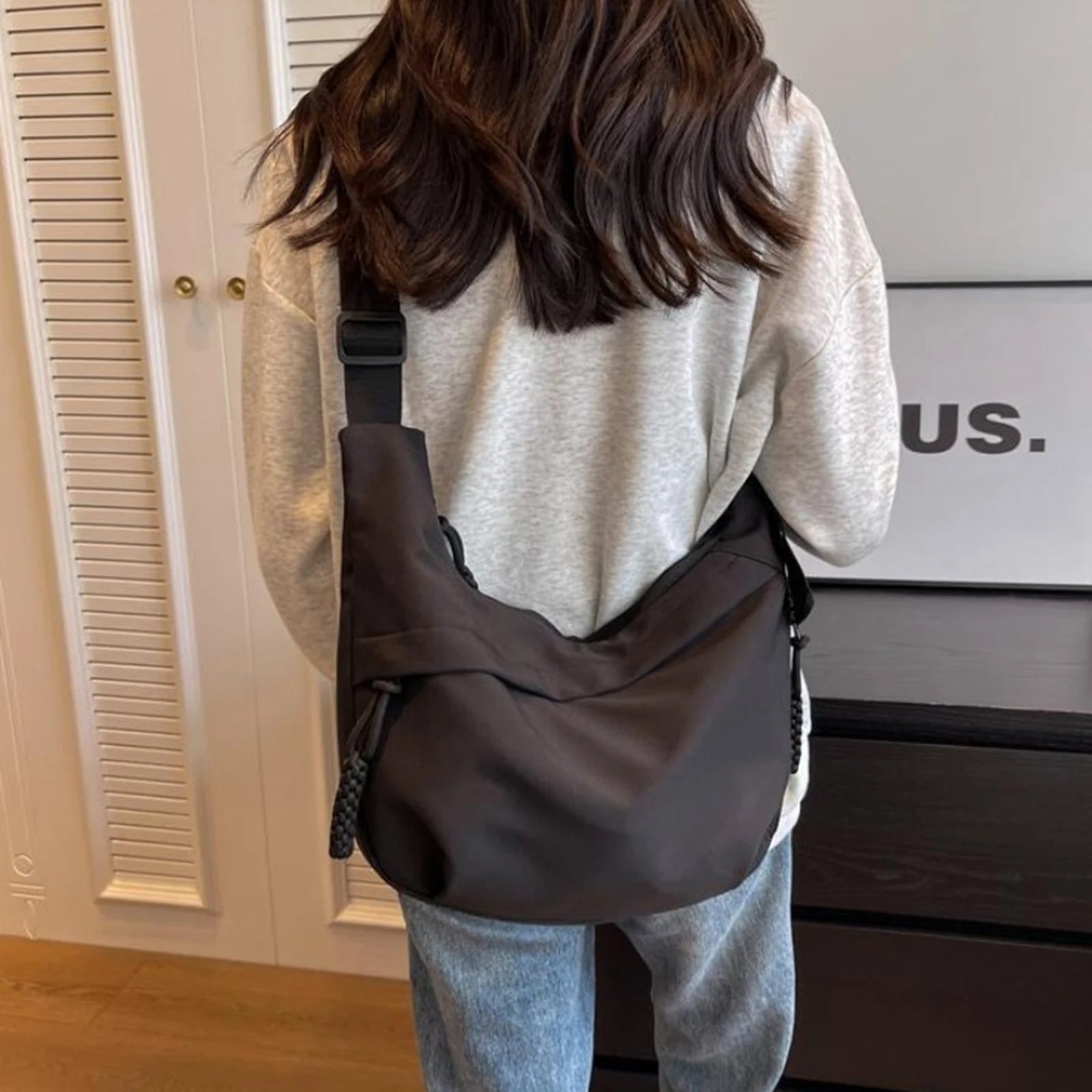 Large Capacity Commuter Crossbody Shoulder Bag for Women