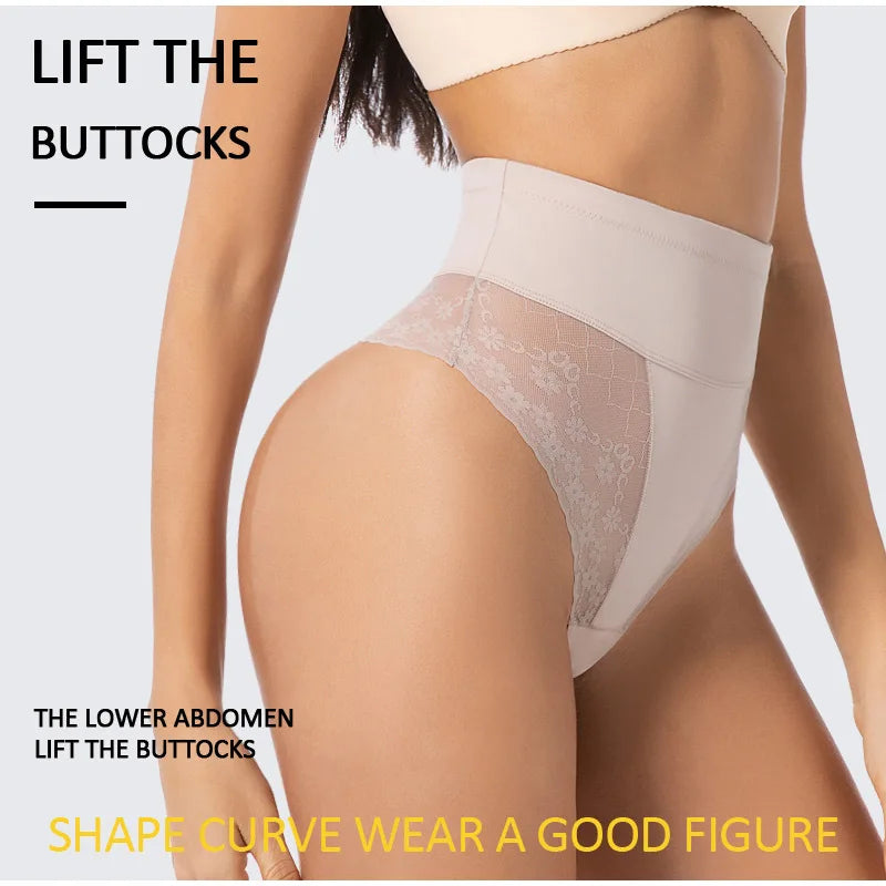High Waist Tummy Control Butt Lifter Shapewear Thong for Women
