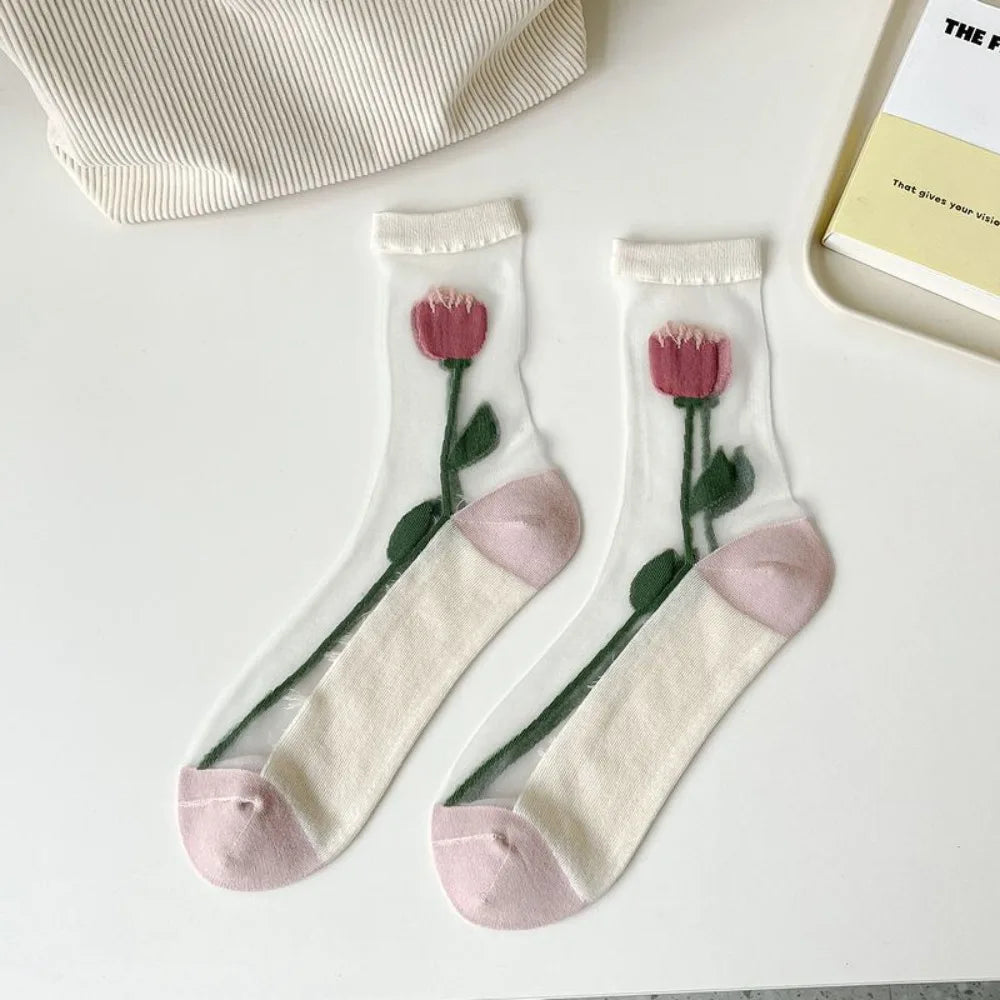 Breathable Summer Fashion Socks for Women