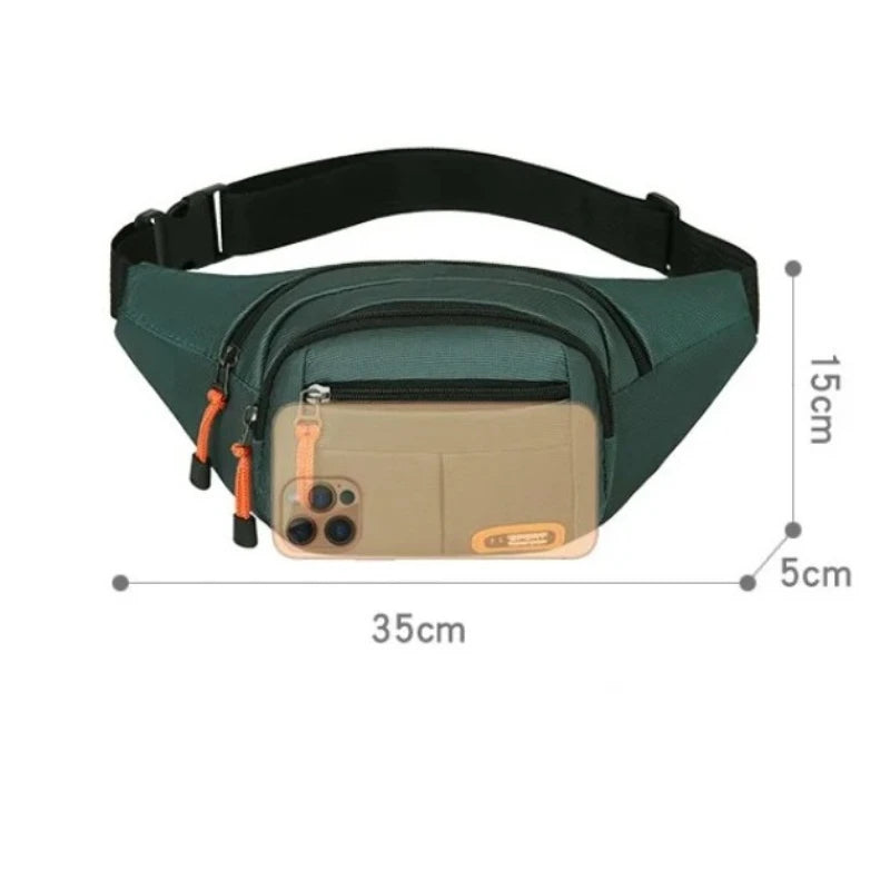 Large Capacity Wear Resistant Waist Bag for Men