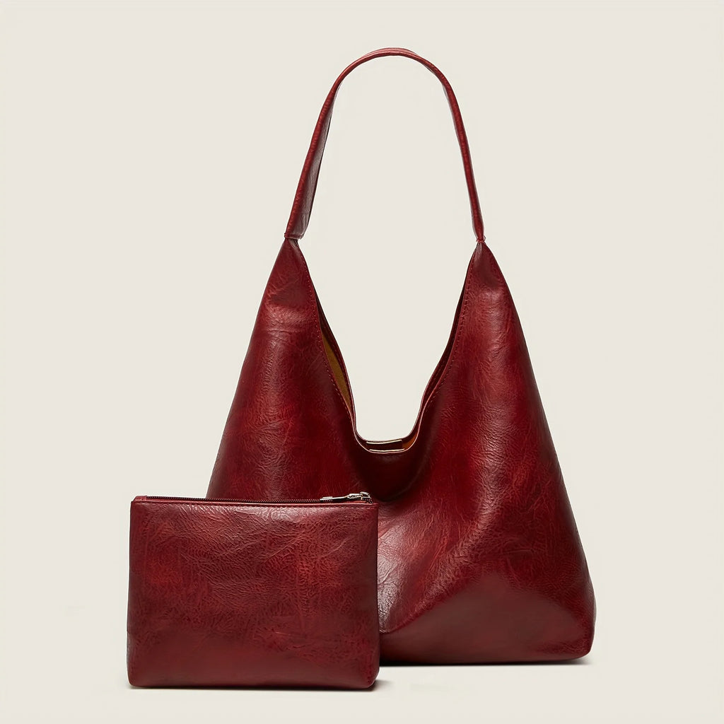 Retro Large Capacity Shoulder Tote Bag for Women