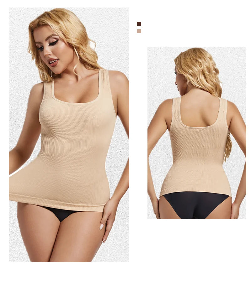 Compression Tummy Control Shapewear Tank Top for Women