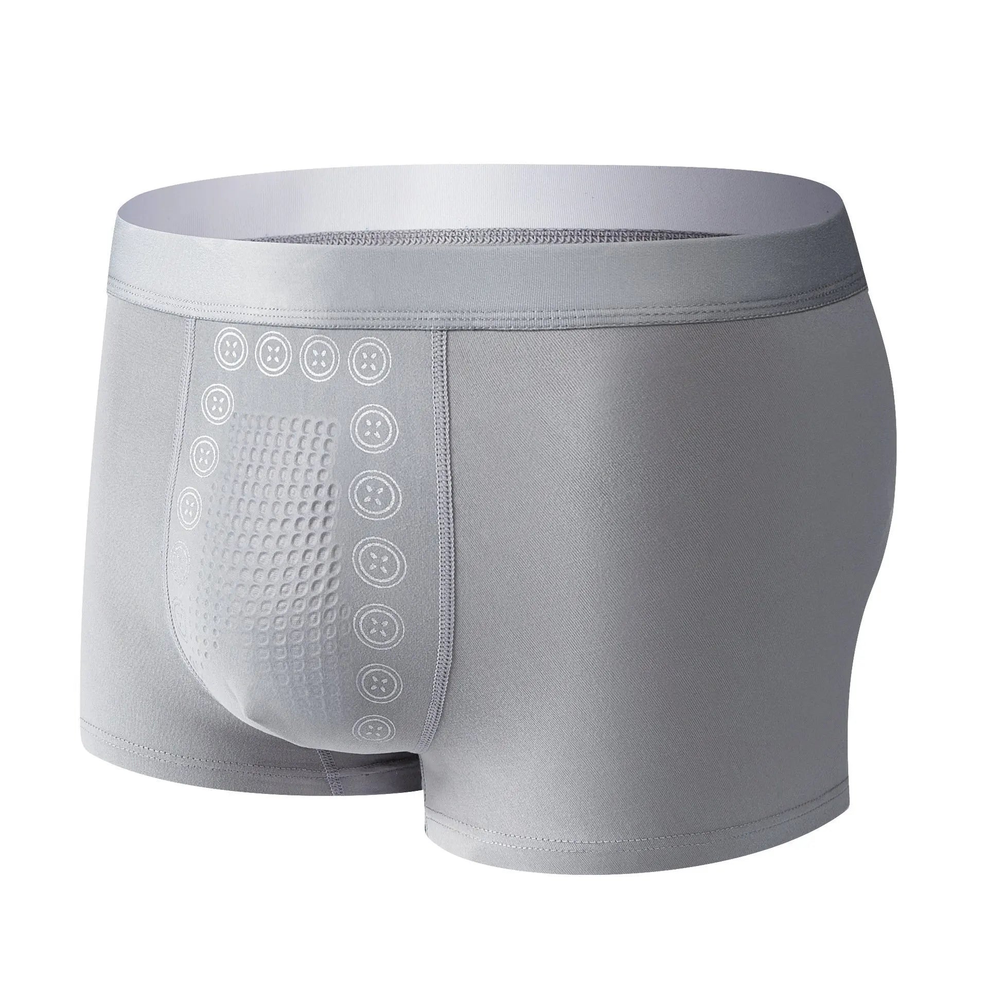 Seamless Mid Waist Boxer Briefs for Men