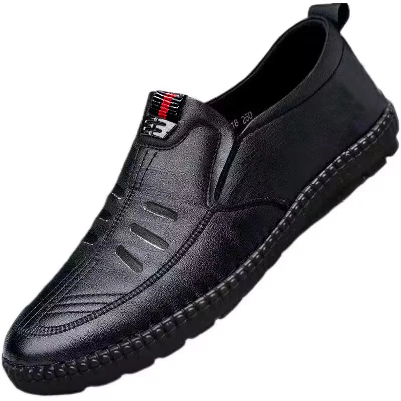 Men PU Non Slip Leather Loafers