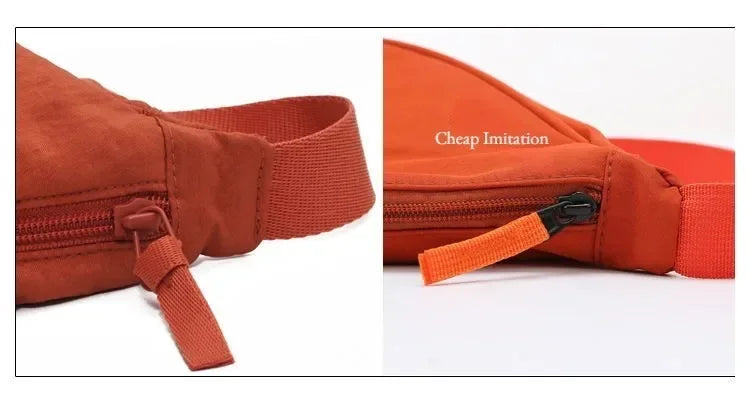 Men and Women Solid Color Chest Bag for Large Capacity Travel Crossbody Female Half Moon Bag Daily Cotton Filled Shoulder Bag