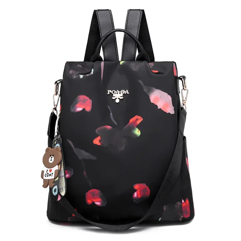 Waterproof Oxford Cloth Large Capacity Backpack for Women
