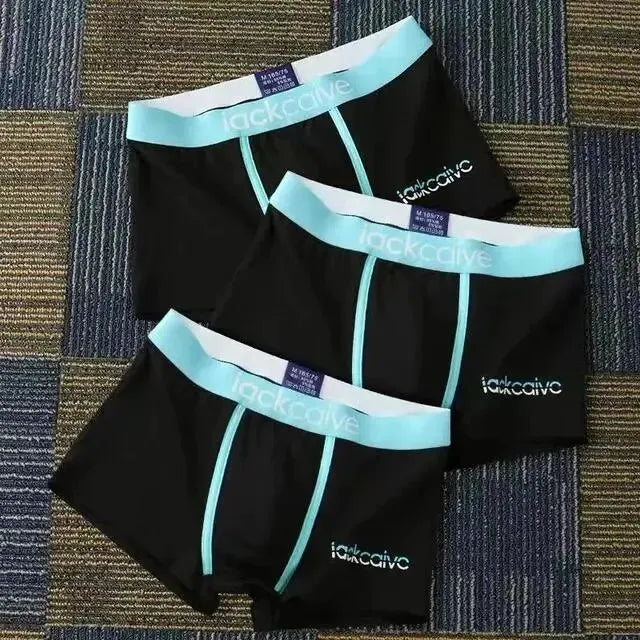 Cotton Printed Underwear Boxers for Men 3 Pcs