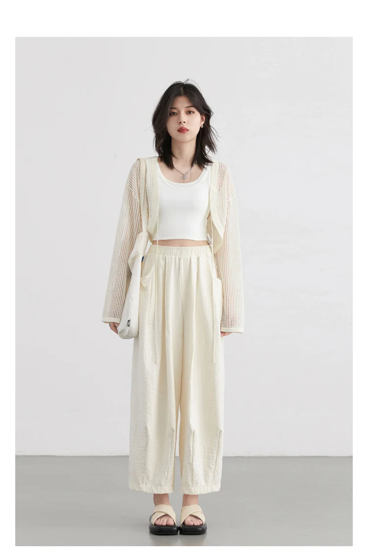 Women Casual Elastic Waist Pants