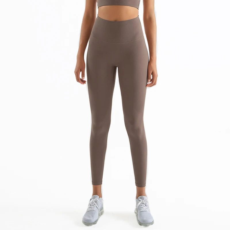 High Waist Nylon Yoga Leggings for Women
