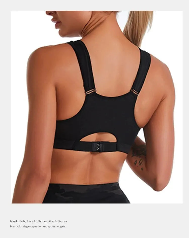 Women Shock Absorbing Yoga Sports Bra Quick Dry Fitness Top