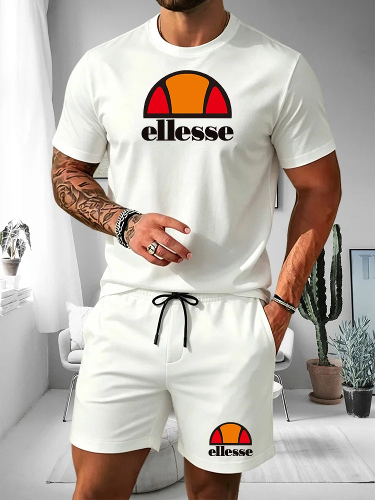 Men Modern Style Activewear Outfit Set