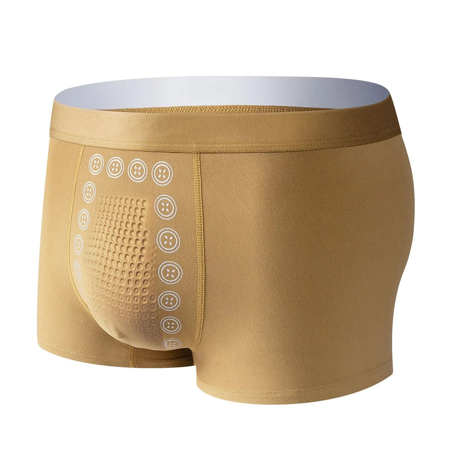 Seamless Mid Waist Boxer Briefs for Men