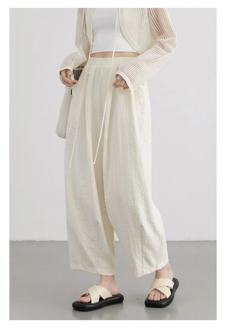 Women Casual Elastic Waist Pants