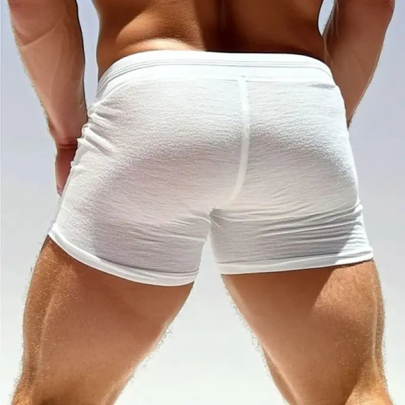 Men Lace Up Casual Underwear Shorts
