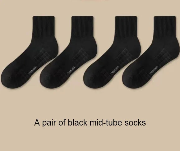 Cushioned Thick Cotton Sports Socks for Men