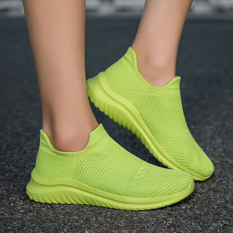 Men Breathable Mesh Slip on Loafers Shoes