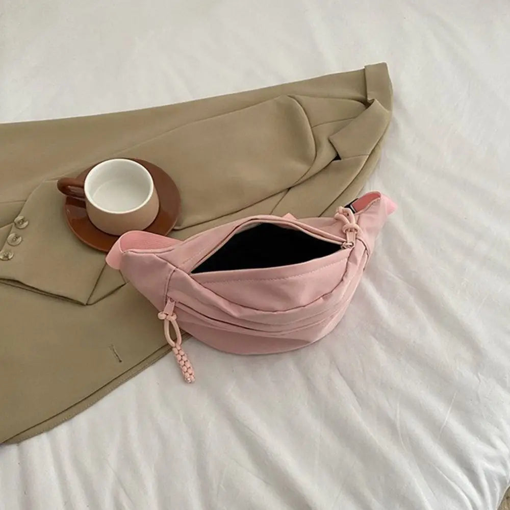 Waterproof Canvas Crossbody Chest Waist Bag for Women