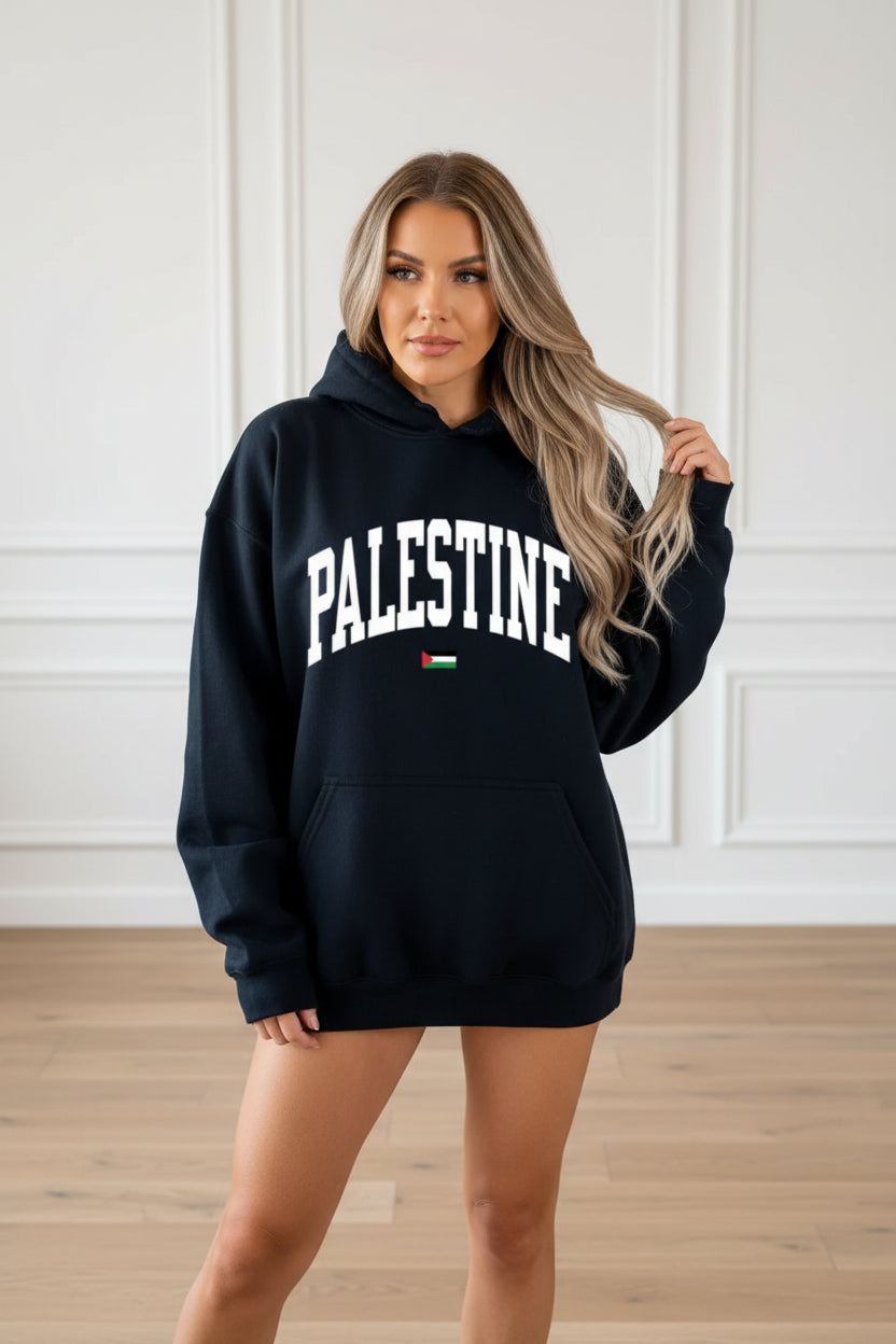Women Palestine Graphic Hoodie Sweatshirt