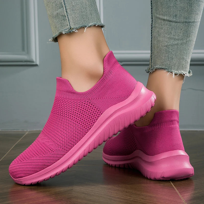 Men Breathable Mesh Slip on Loafers Shoes