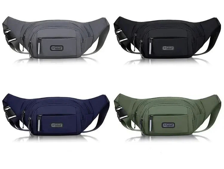 Ultra Thin Anti Theft Canvas Waist Pack for Men