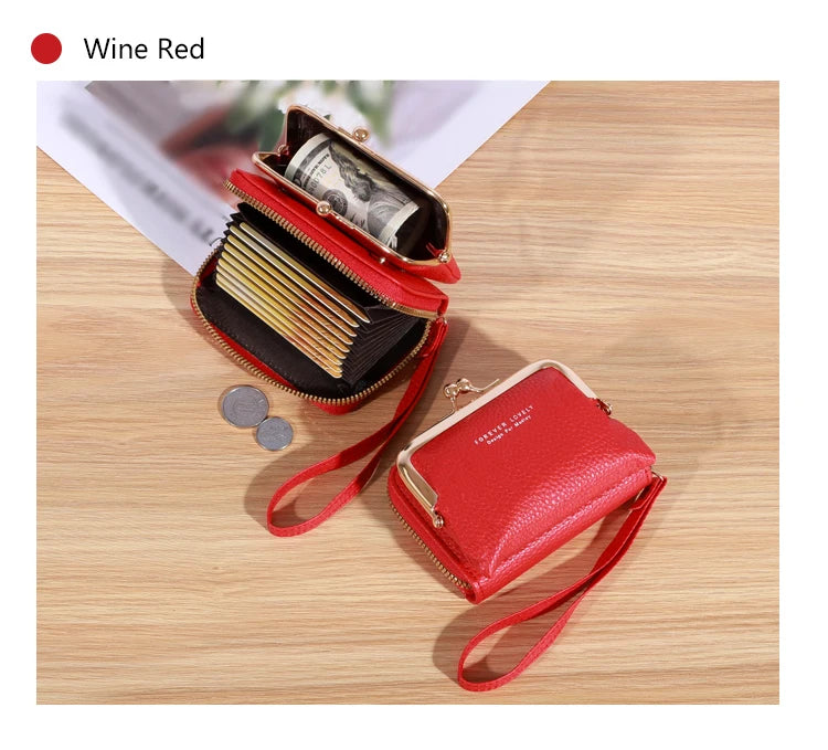 Large Capacity Wristlet Wallet Card Holder for Women