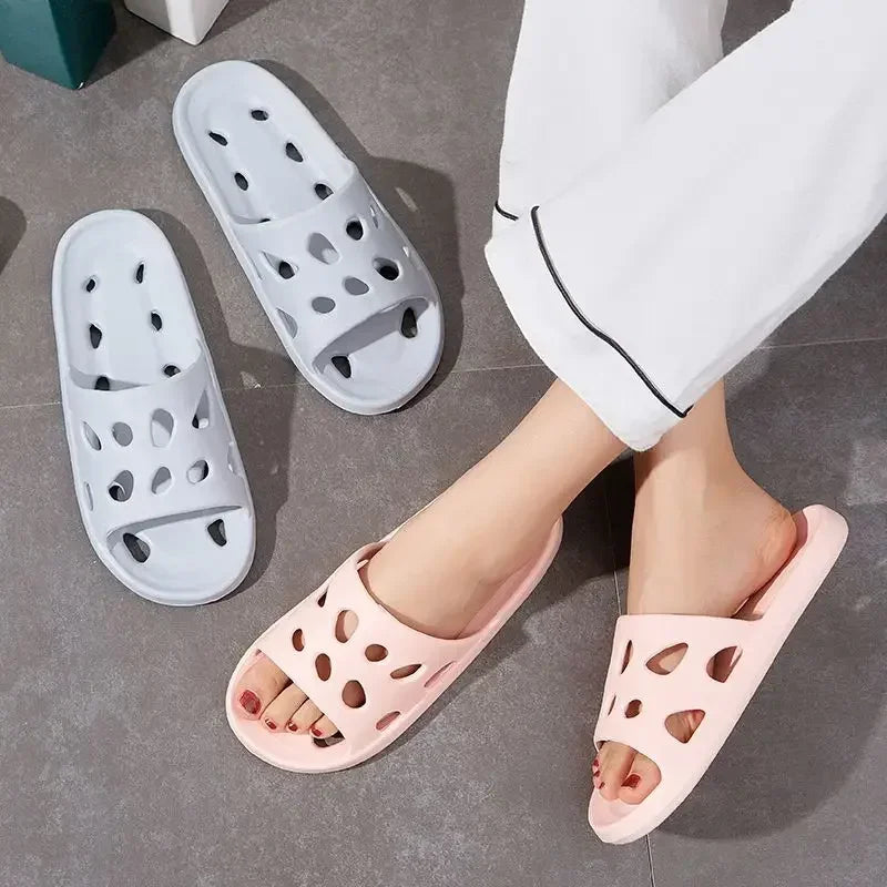 Women Anti Slip Bathroom Slide Slippers