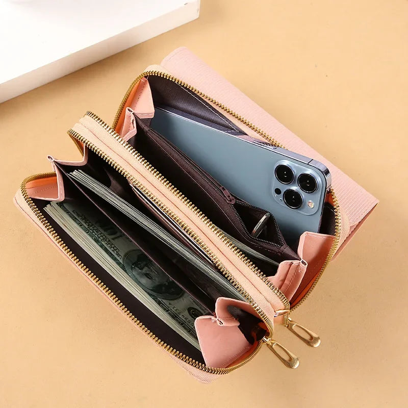 Convertible Wallet Clutch Bag with Coin Pocket for Women