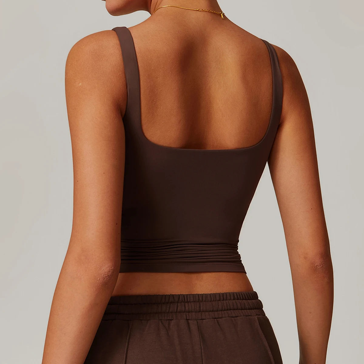 Women Quick Dry Yoga Tank Top U Back Fitness Vest