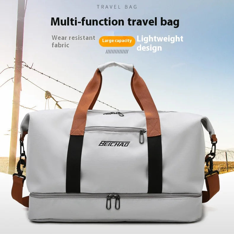 Large Capacity Waterproof Travel Duffel Bag for Men